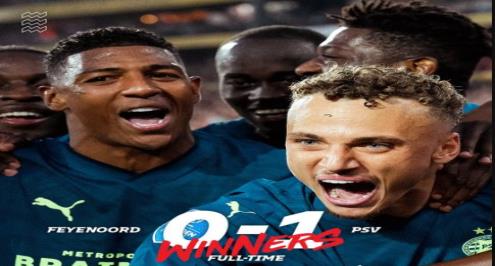 للعام الثالث على التوالي.. آيندهوفن بطلًا لكأس السوبر الهولندي (فيديو)